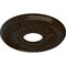 Ekena Millwork Palmetto Ceiling Medallion (Fits Canopies up to 4 7/8"), 12 1/8"OD x 3 1/2"ID x 1"P, Bronze CM12PMBZS - alternate 4